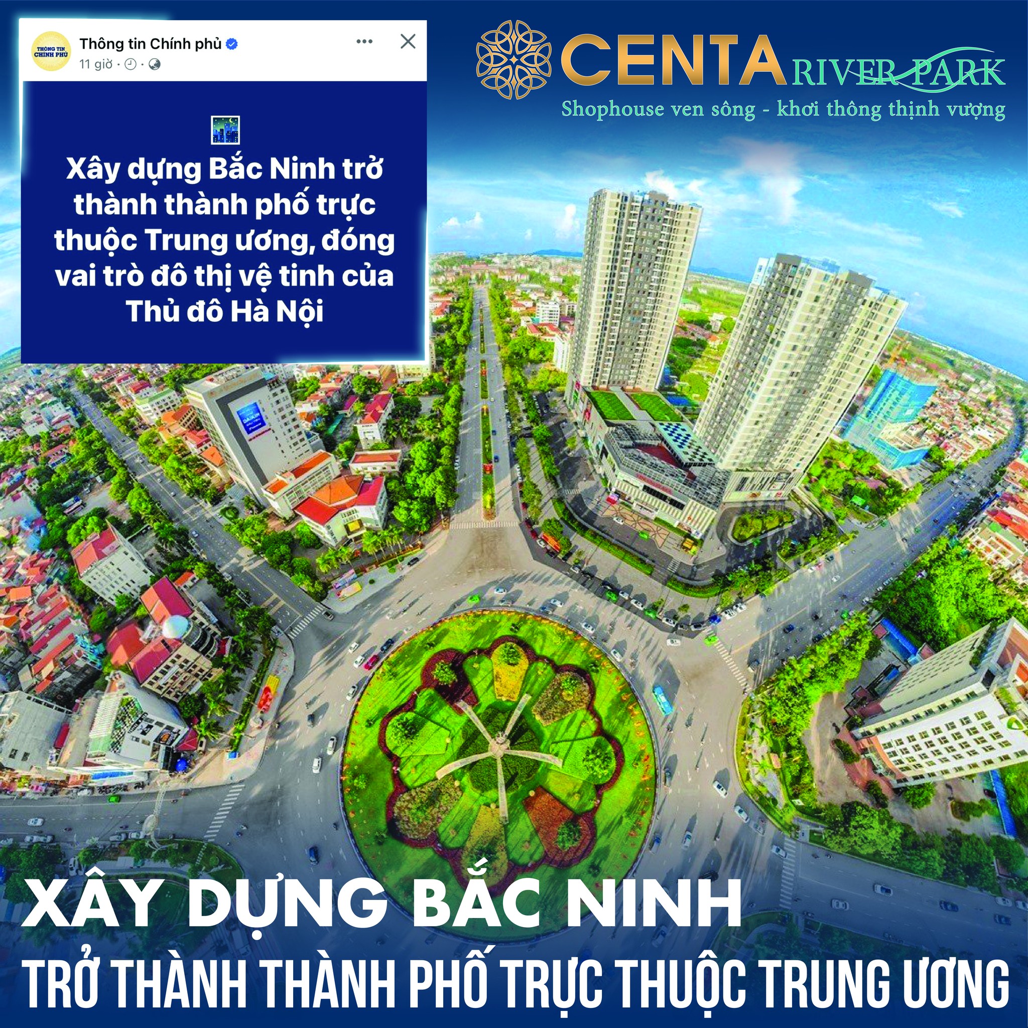 SỚM ĐƯA BẮC NINH THÀNH THÀNH PHỐ TRỰC THUỘC TRUNG ƯƠNG